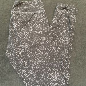 Black and grey leggings